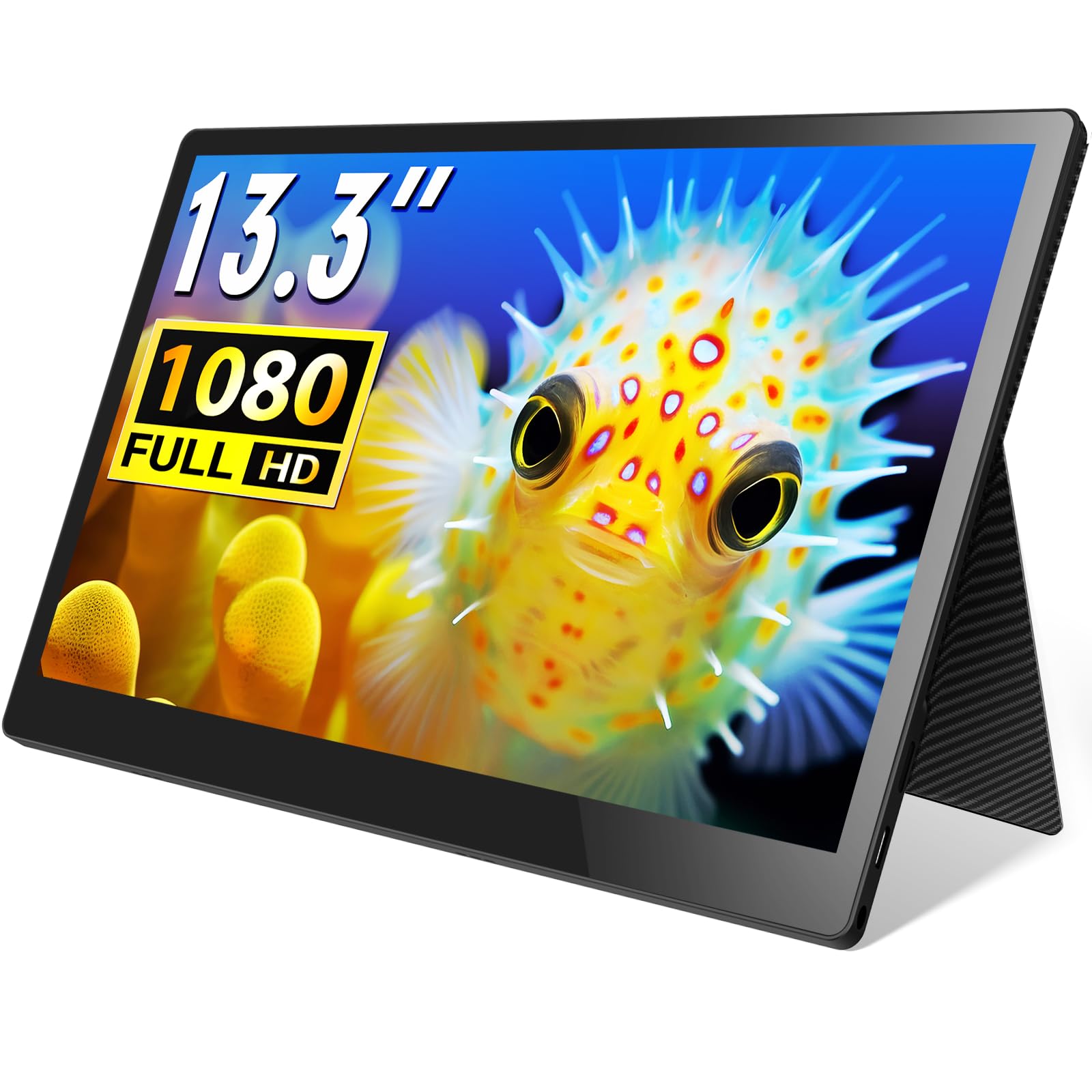 ELECROW 13.3インチモニター Amazon.com: ELECROW Portable Monitor 13.3 Inch Monitor for